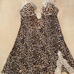 Victoria’s Secret animal print nighty.